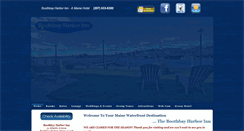 Desktop Screenshot of boothbayharborinn.com